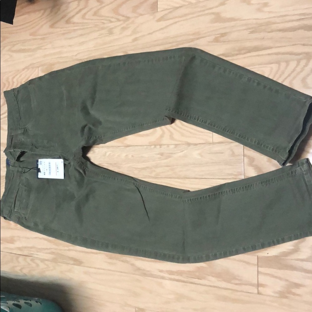 Zara Basic 5 pocket Skinny Olive Denim NEW size 31